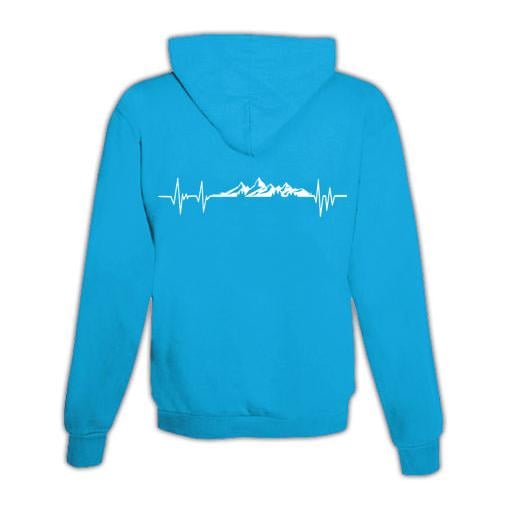 Hoodie mit Zipper Mountain Unisex