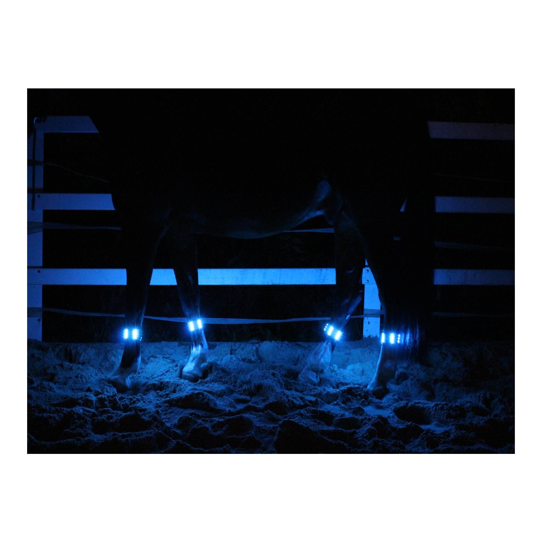 LED Leuchtgamaschen Threeple 4er-Set