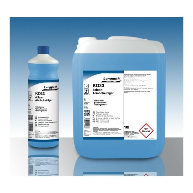 Image of Langguth 4clean Alkoholreiniger KO33 - glanzfördernder Reiniger für wasserbeständige Oberflächen bei Hauptner.ch