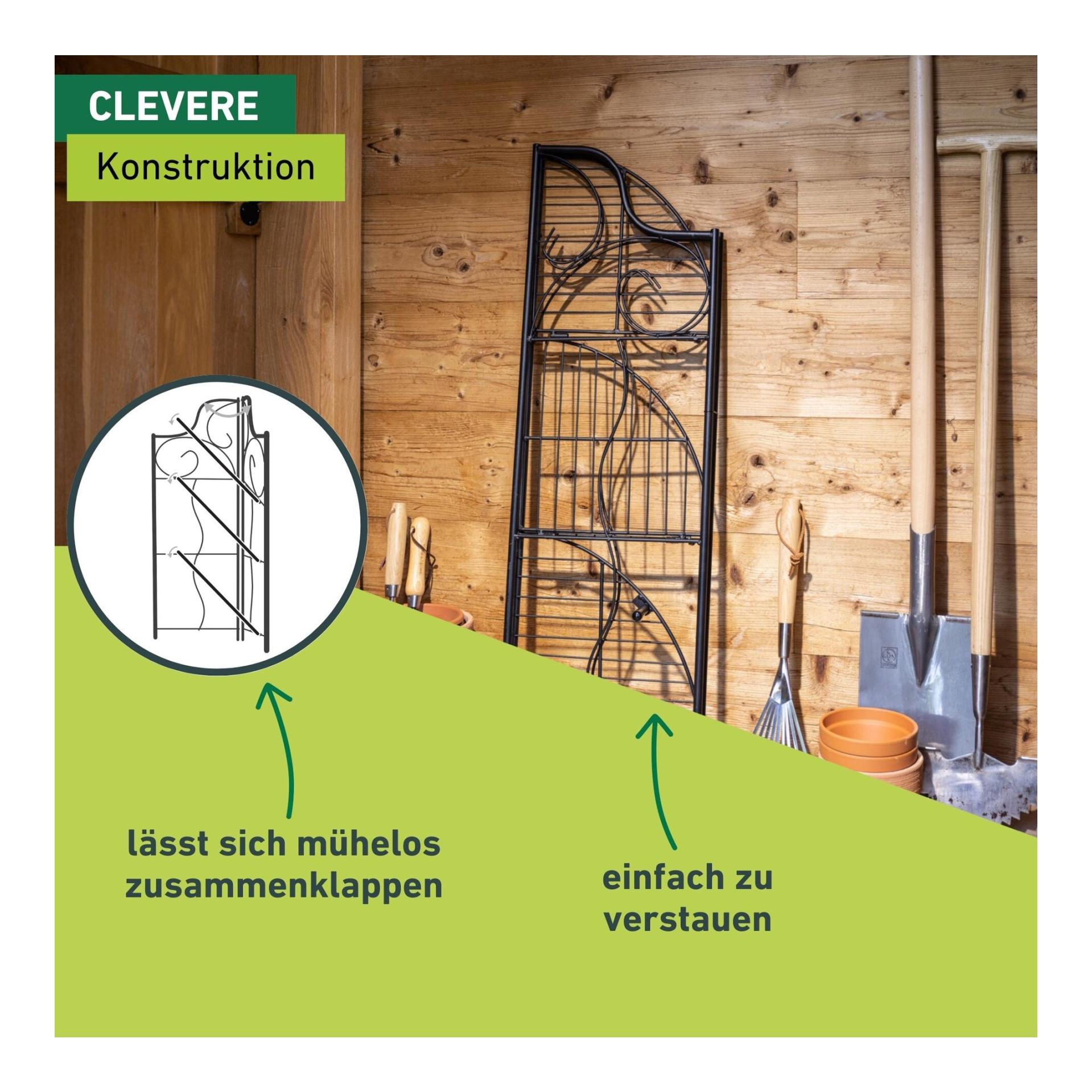 Windhager Étagère d'angle à trois niveaux pour plantes - pliable
