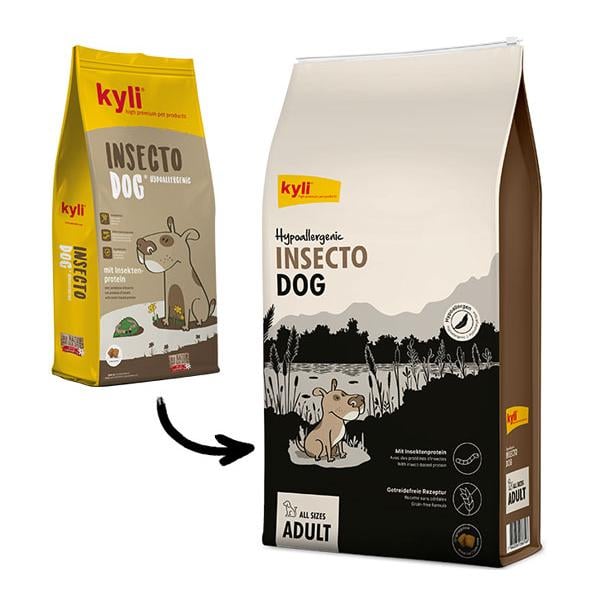 Trockenfutter Insecto Dog hypoallergen