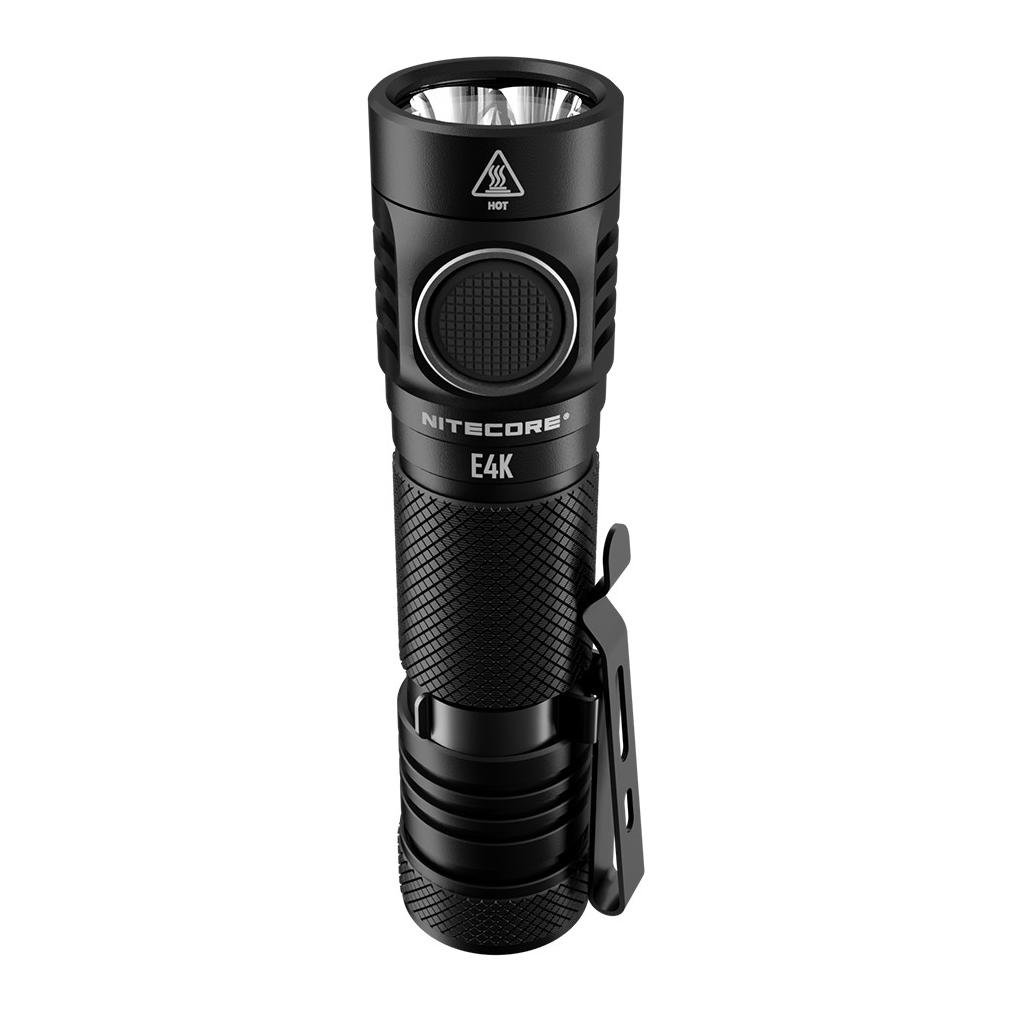 Lampe de poche E4K 4400 lumens – noir