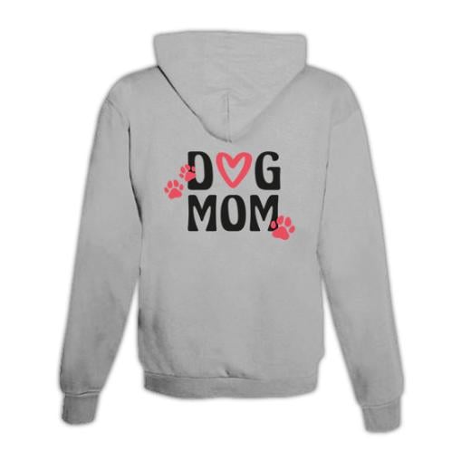 Hoodie mit Zipper Dog Mom Unisex