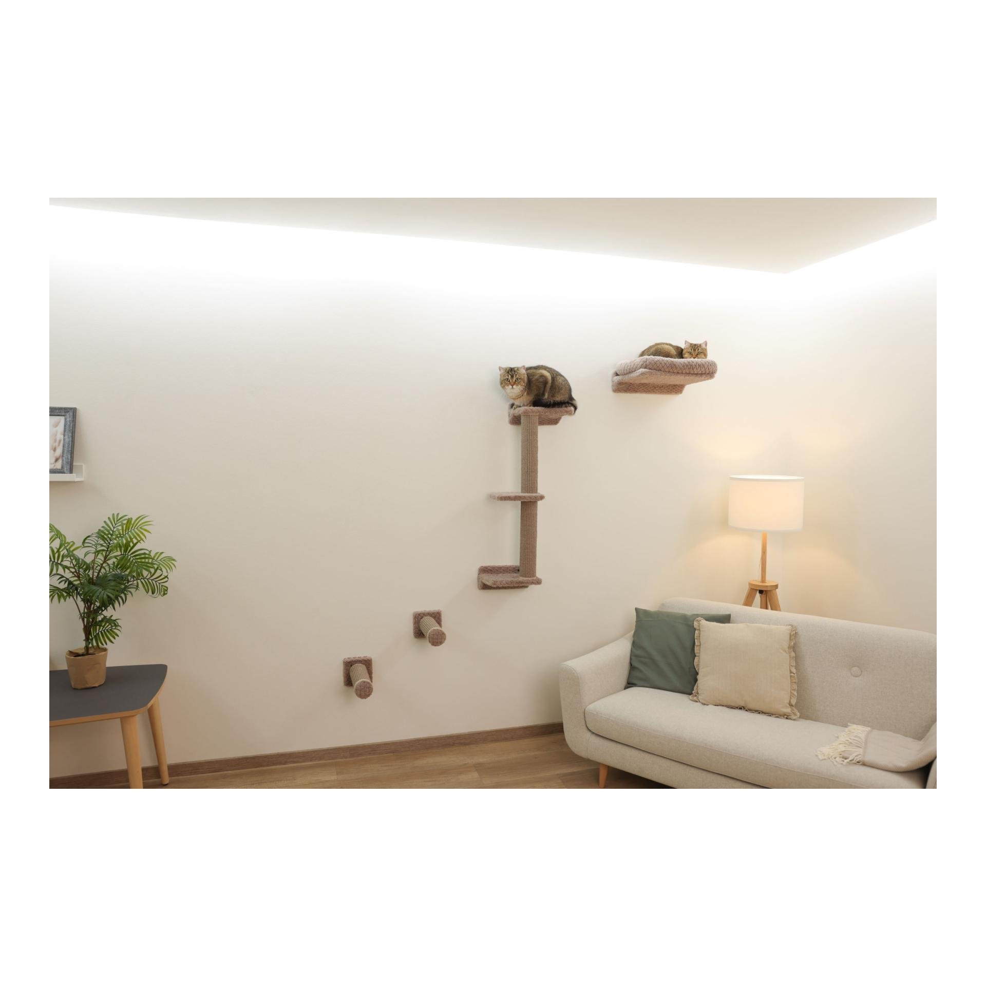 Kletterwand Monte Alpi für Katzen, 4-teilig