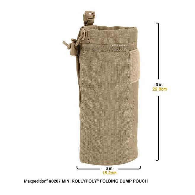 Sac pliable Mini-Rollypoly – gris loup