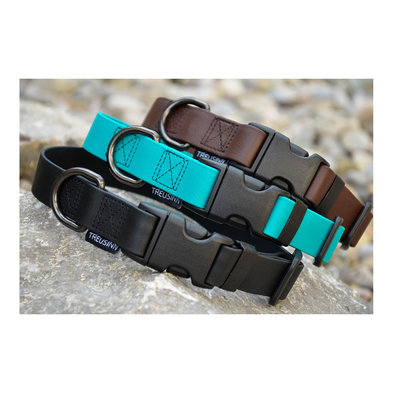 Collier pour chien Biothane STAY - noir