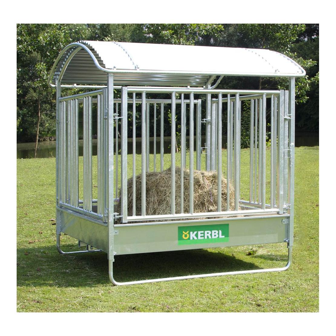 Kerbl Râtelier carré avec cornadis de sécurité