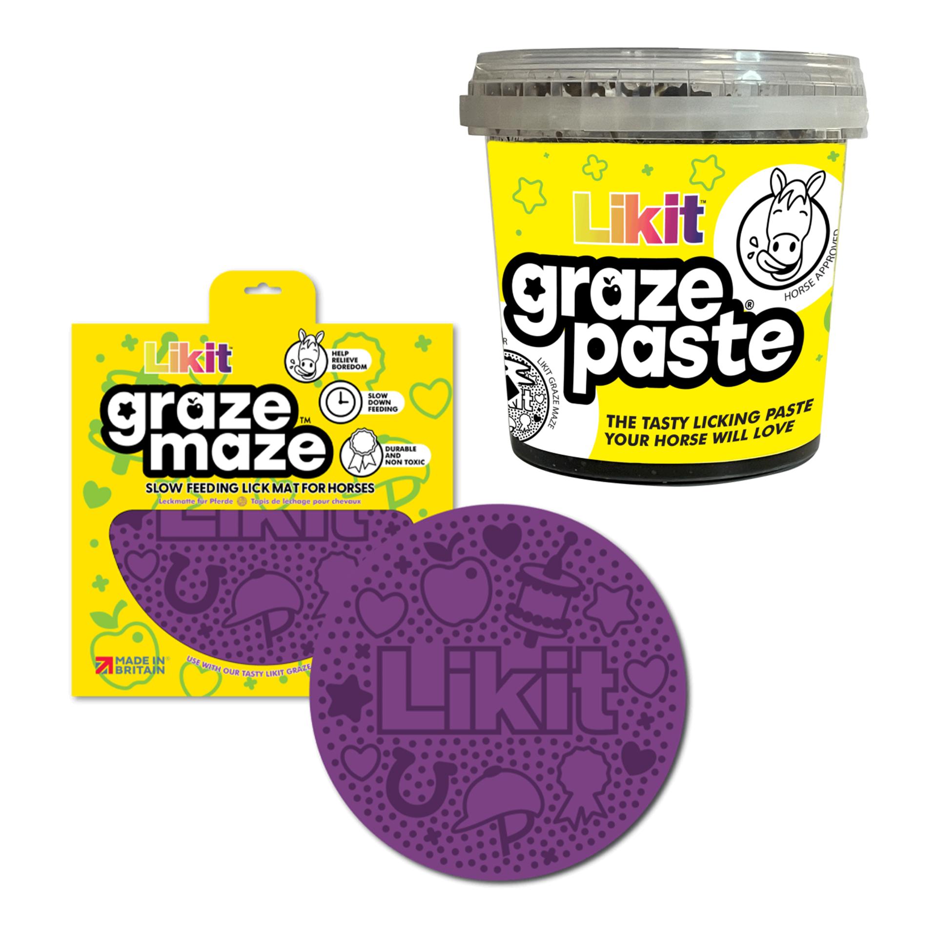 Schleckmatte Graze Maze & Paste für Schleckmatte Graze Maze