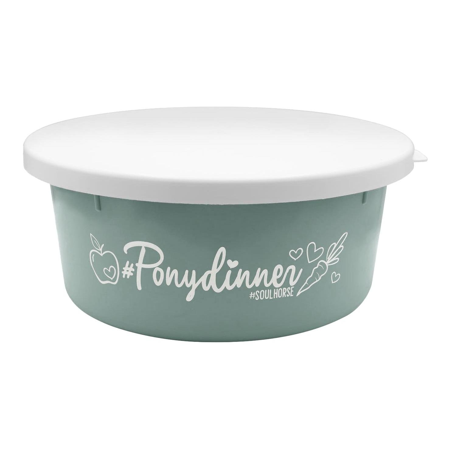 Image of Soulhorse Futterschüssel "Ponydinner" - Salbei - bei Hauptner.ch