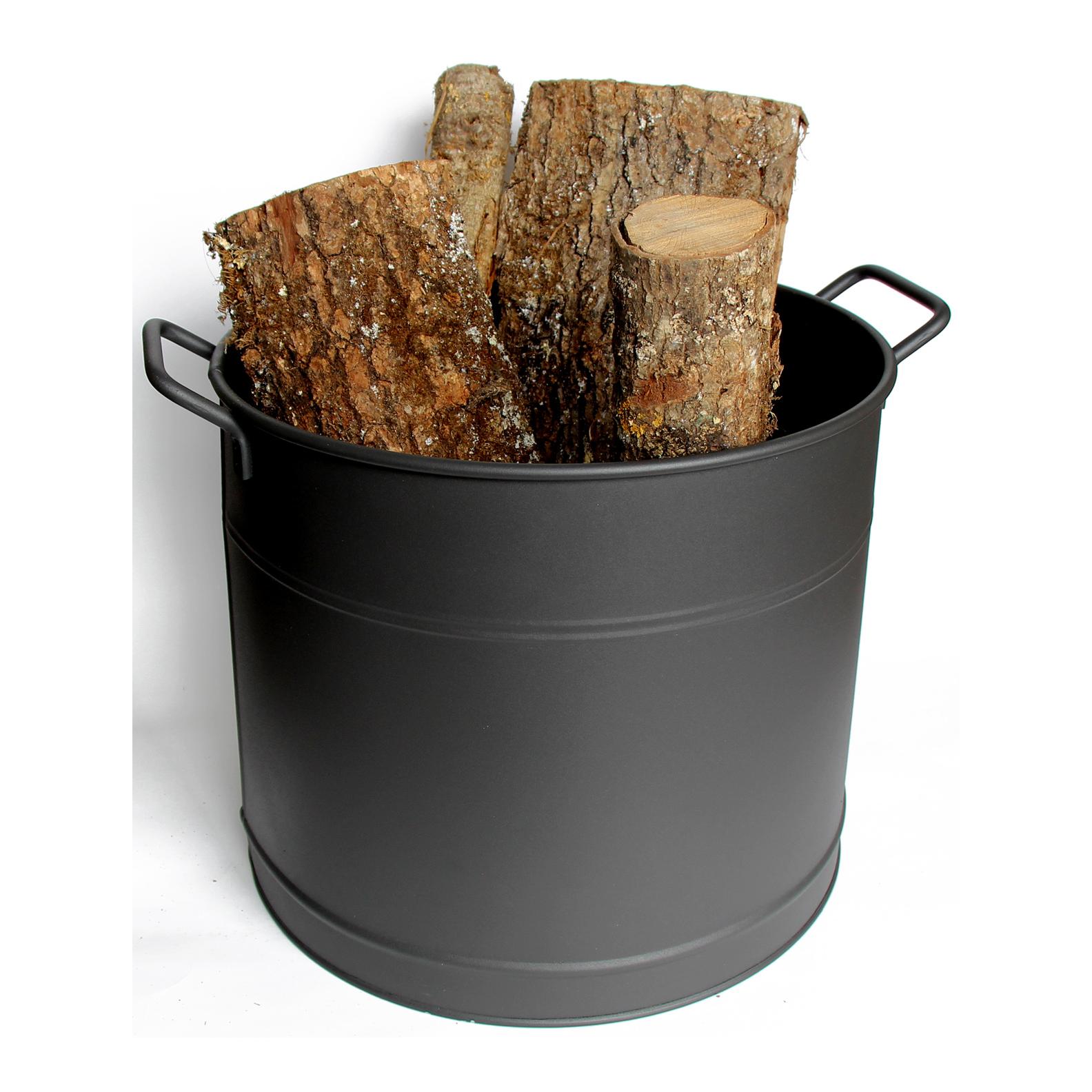 Holzkorb mit Henkeln