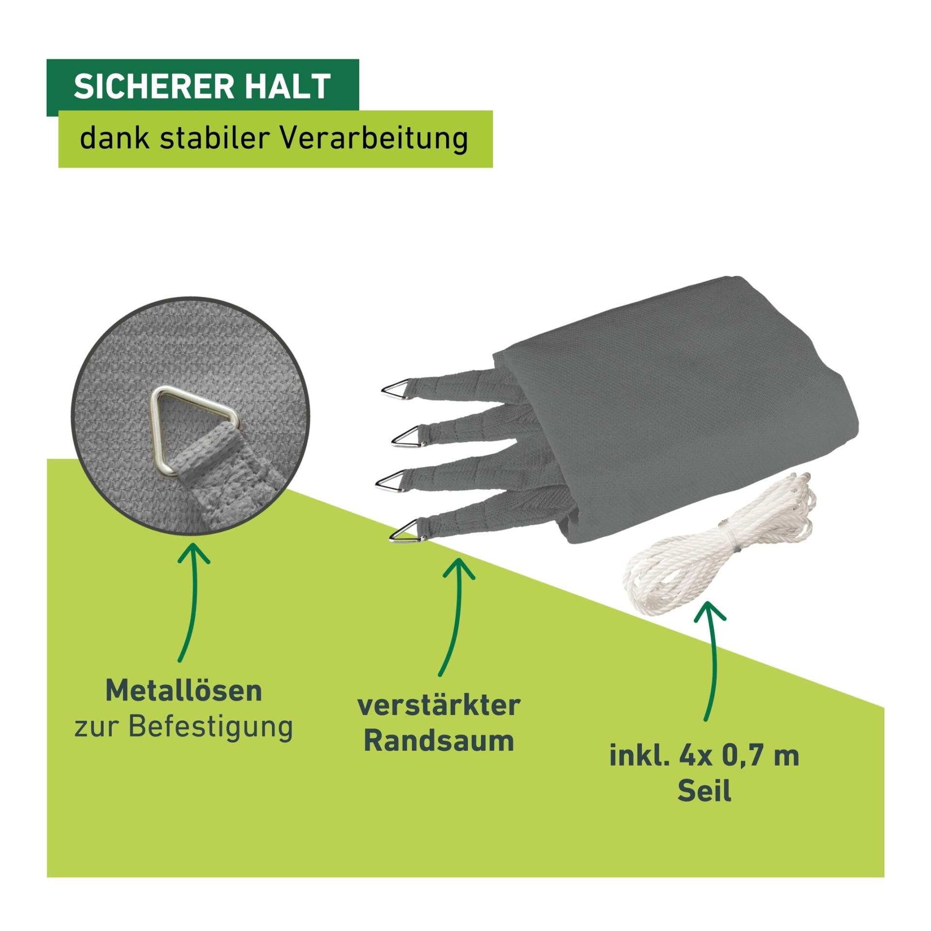 Windhager Sonnensegel Capri - Rechteck