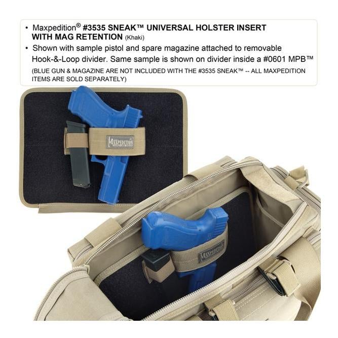 SNEAK™ Universal Holster Insert mit MAG Halterung - Khaki