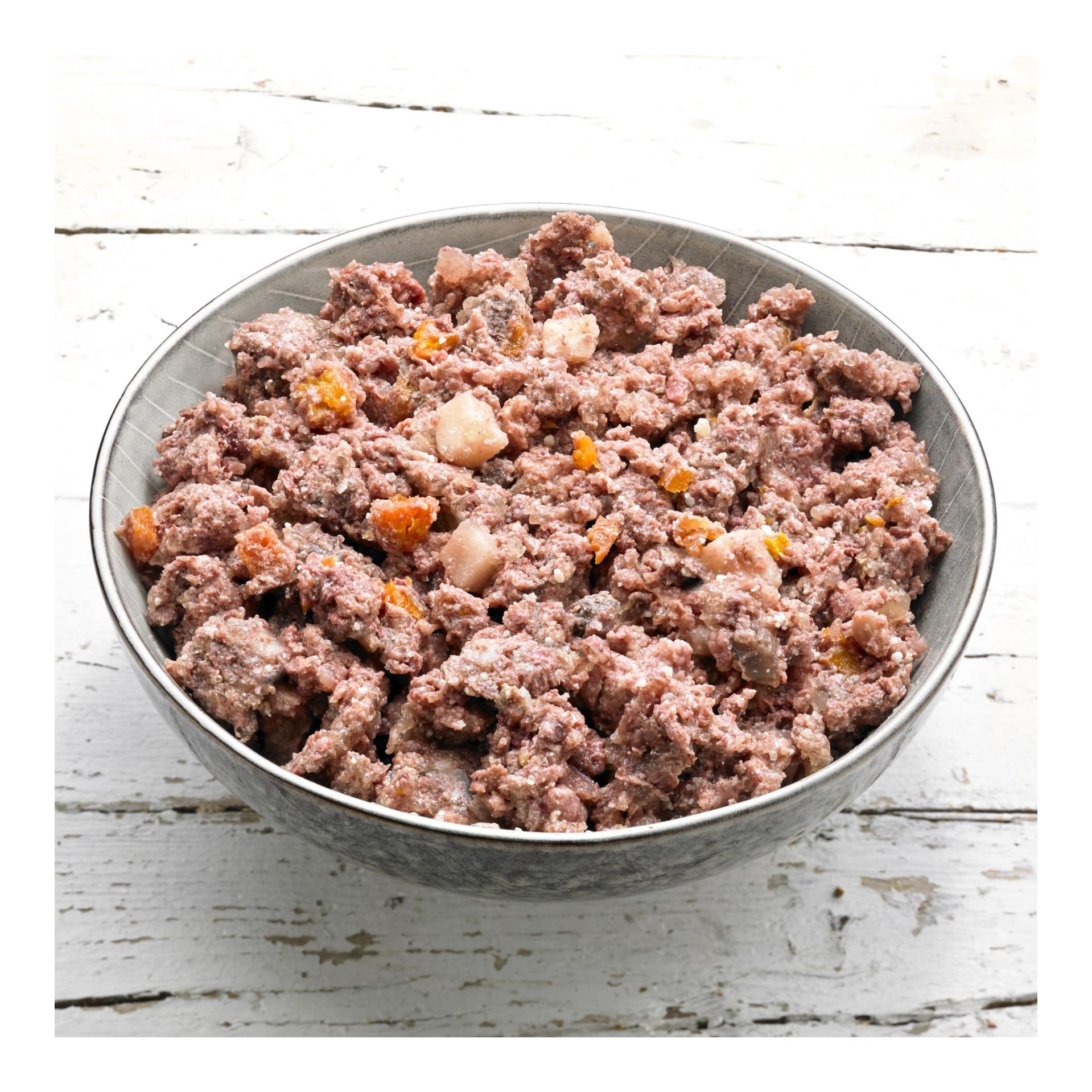 Nassfutter Rind mit Karotte und Kartoffel