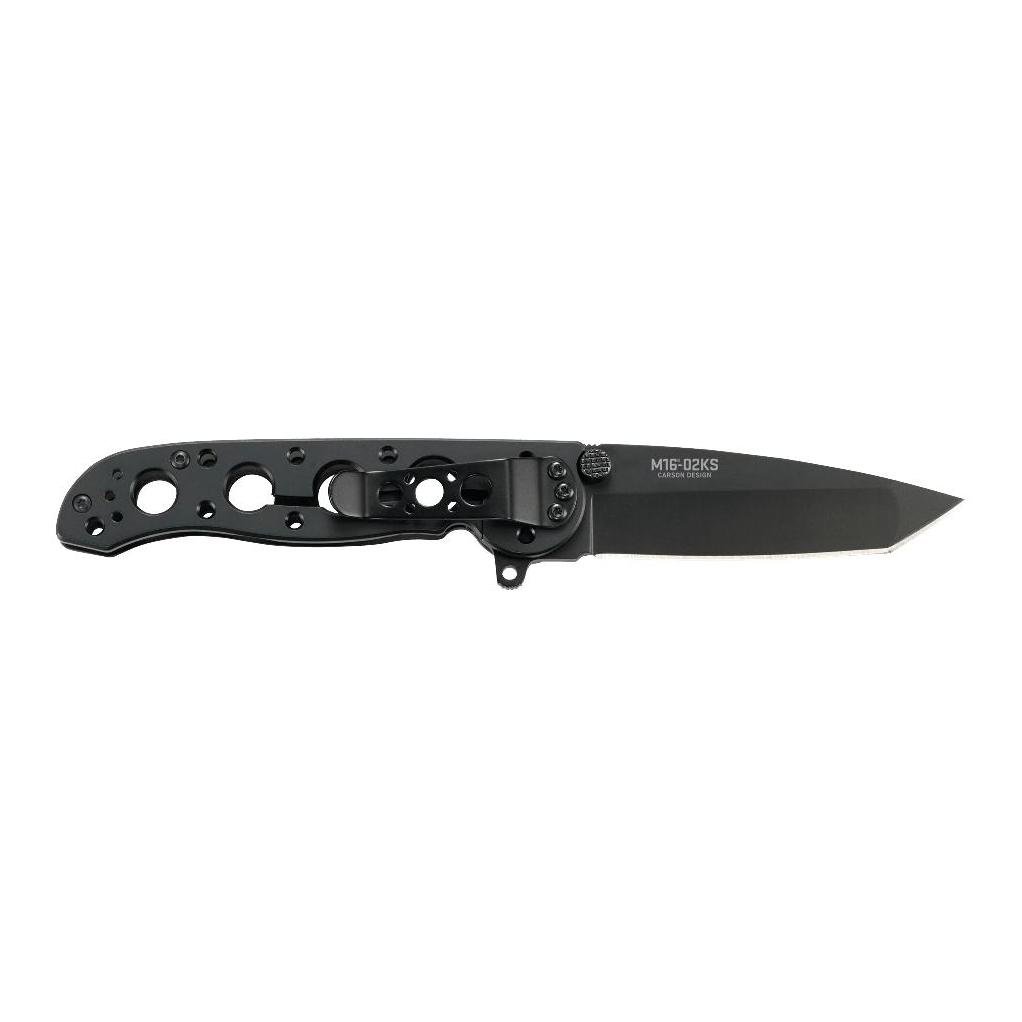 M16® - 02KS Black Tanto - EDC/Couteau pliant d'intervention