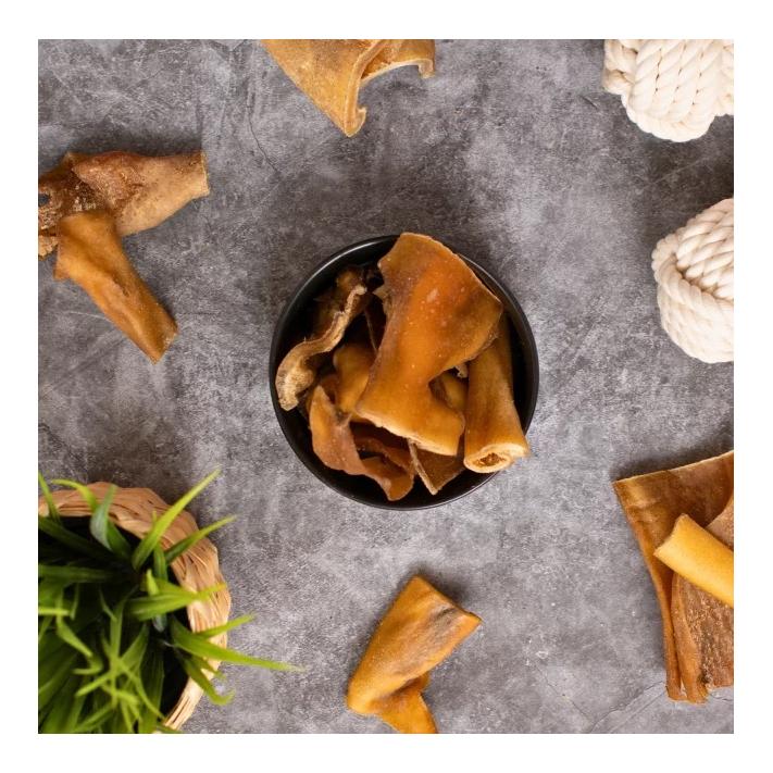 Rinderkopfhaut Abschnitte 4 - 8 cm