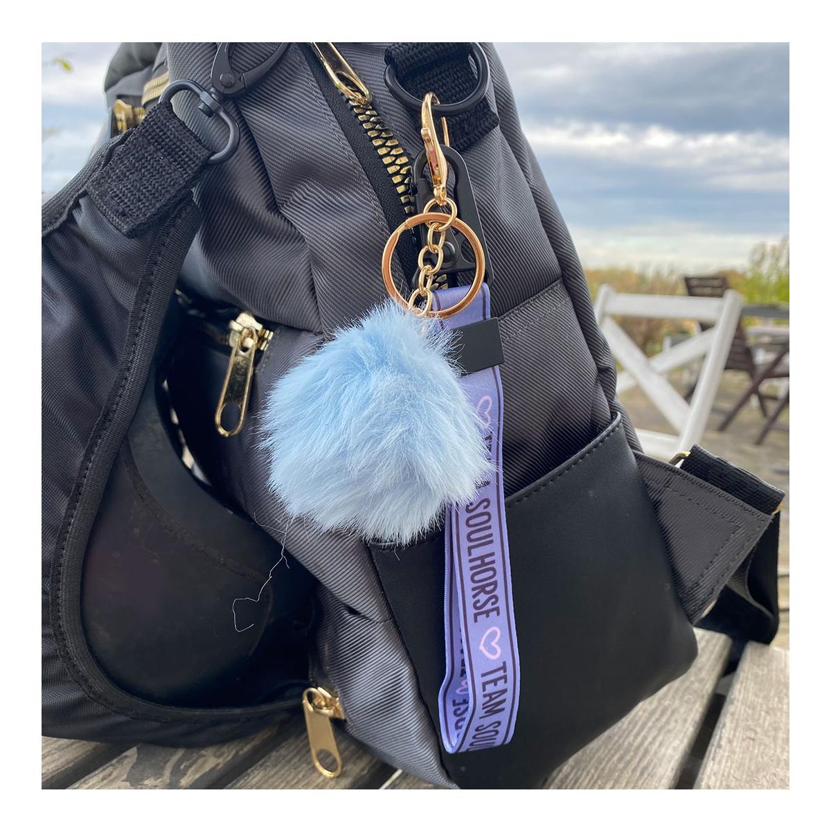 Pom Pom Schlüsselanhänger "Team Soulhorse"