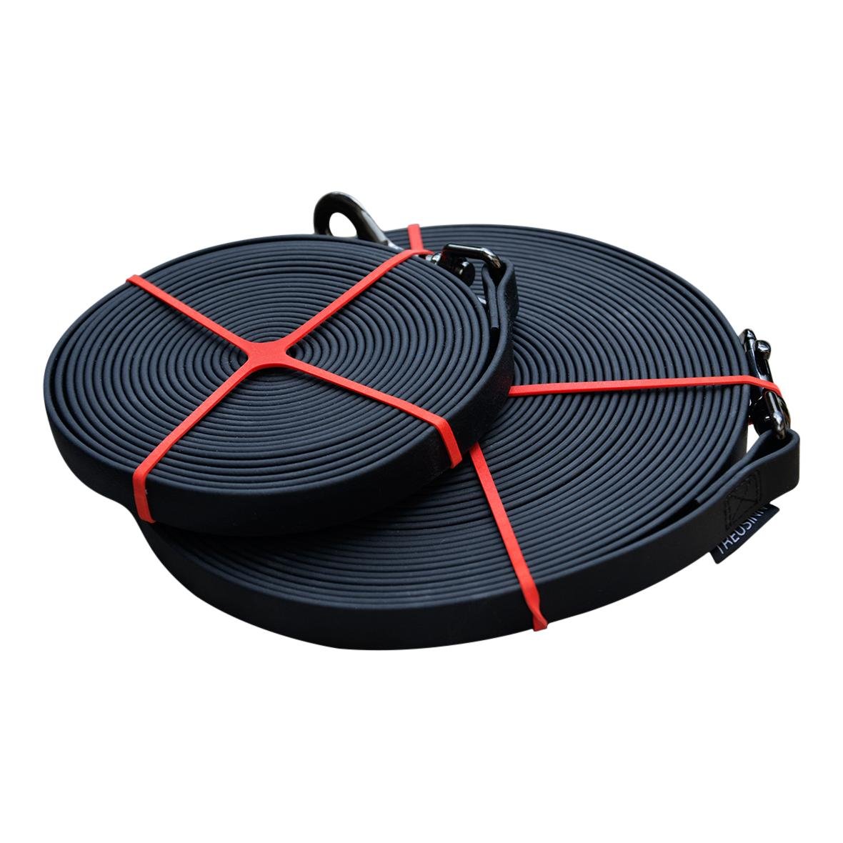 Laisse à pister Biothane STAY - noir