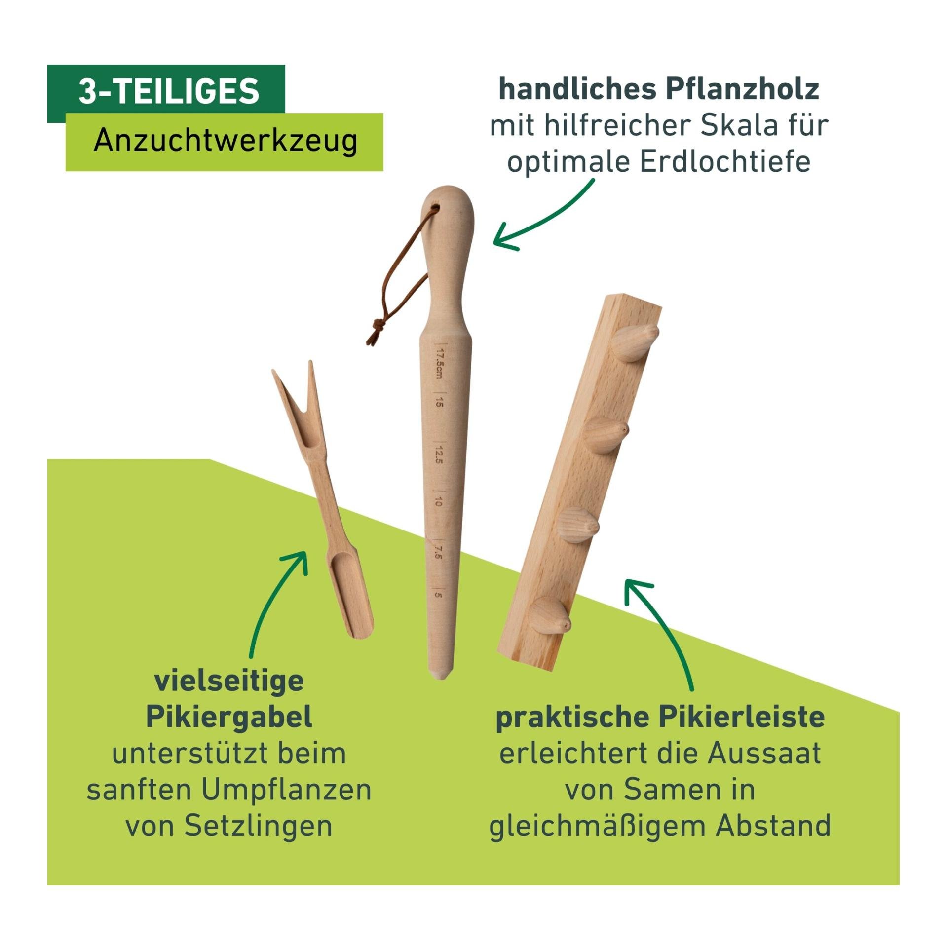 Windhager greenLine Kit de repiquage écologique