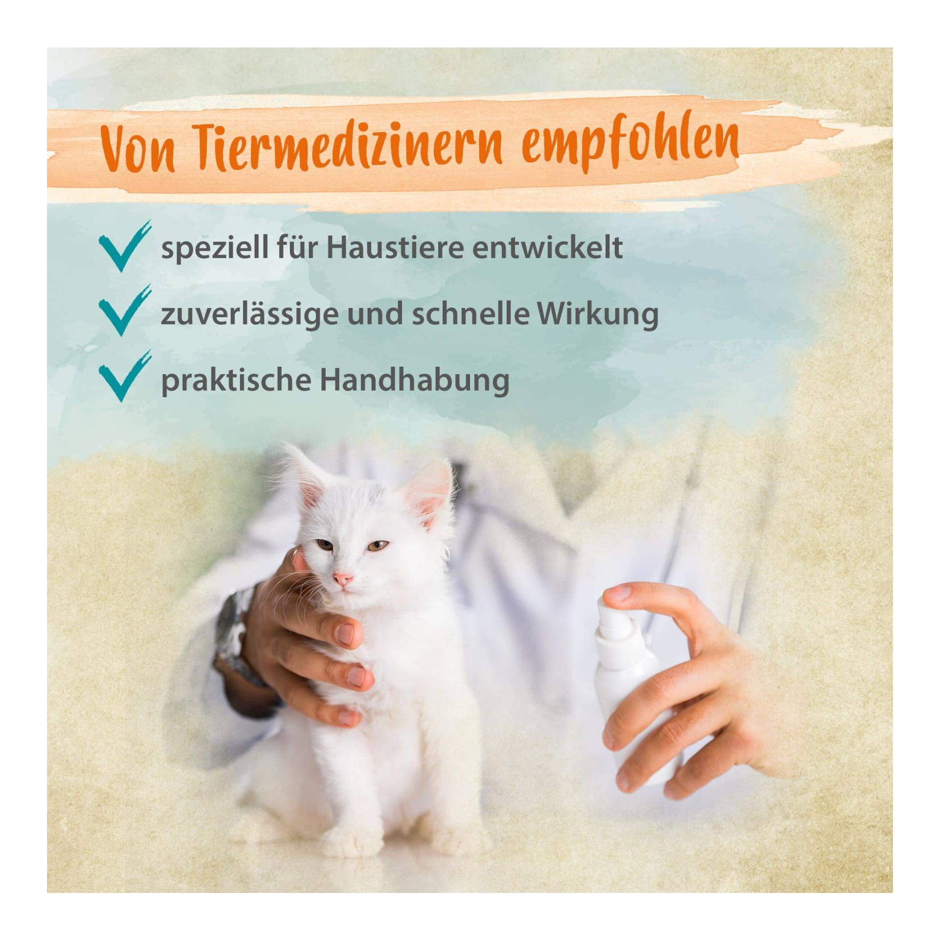 Wundspray für Hunde, Katzen & Pferde - Schutzschild bei Hautverletzungen