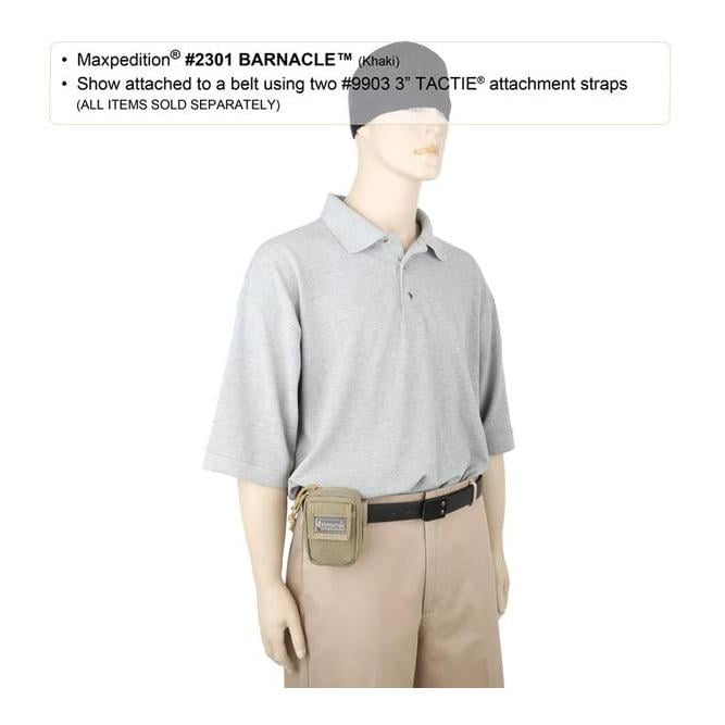 Gürteltasche Barnacle - Schwarz