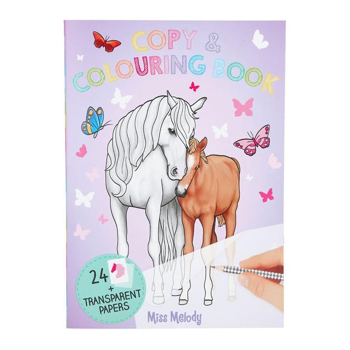 Malbuch mit Transparentpapier