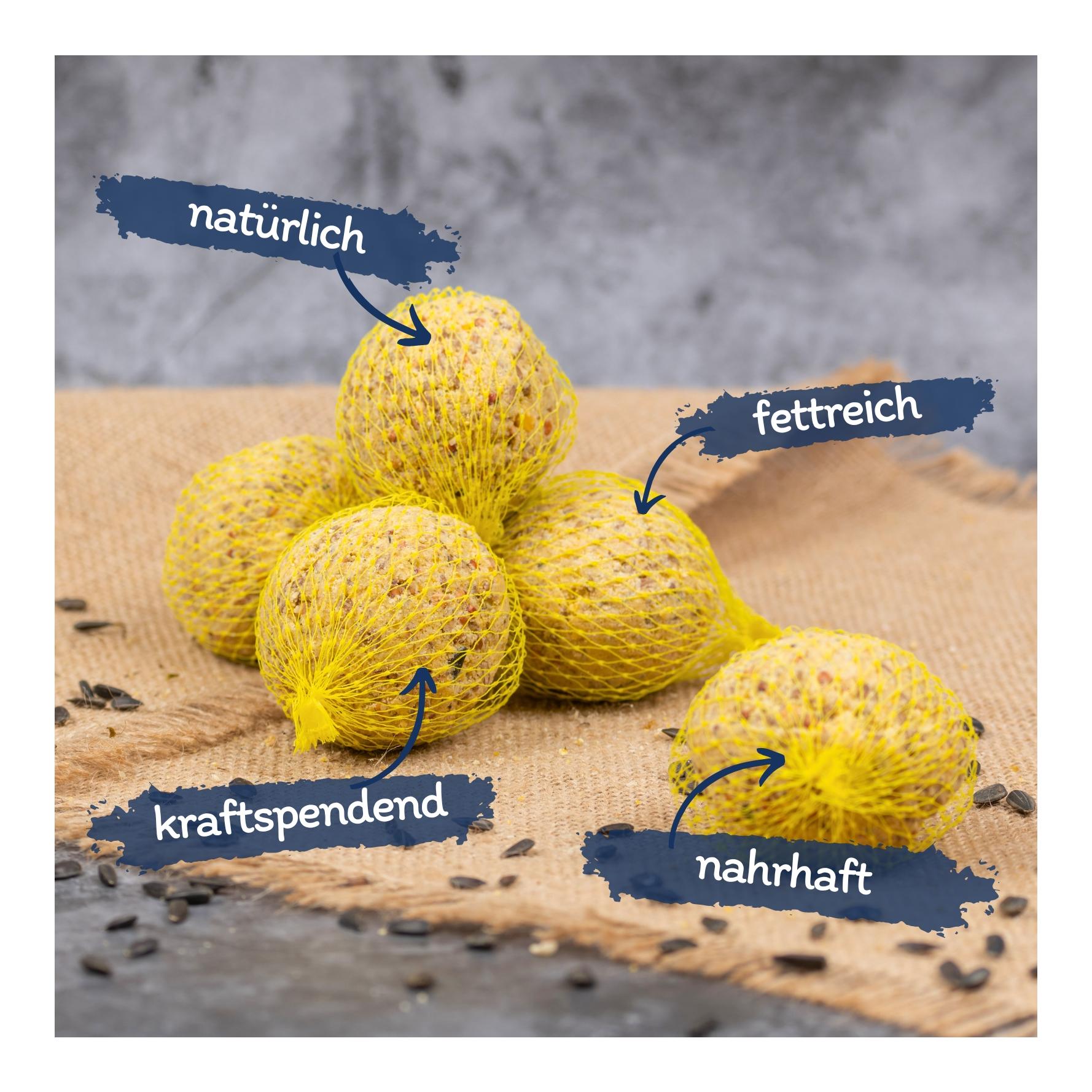 Meisenknödel mit Netz