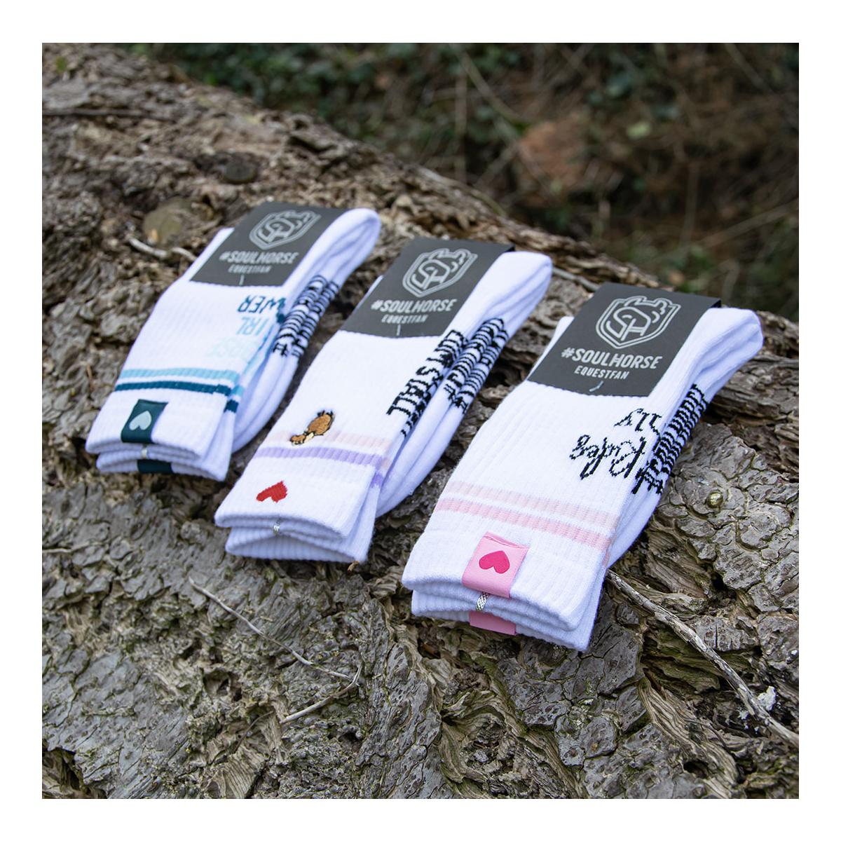 Tennissocken "HORSE GIRL POWER"