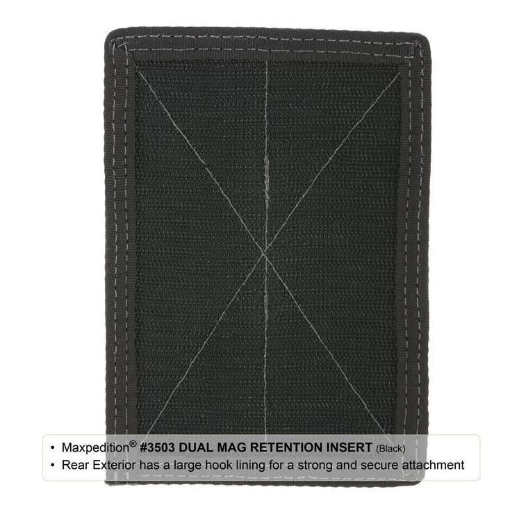 Pochette Maxpedition Dual Retention Insert - noire