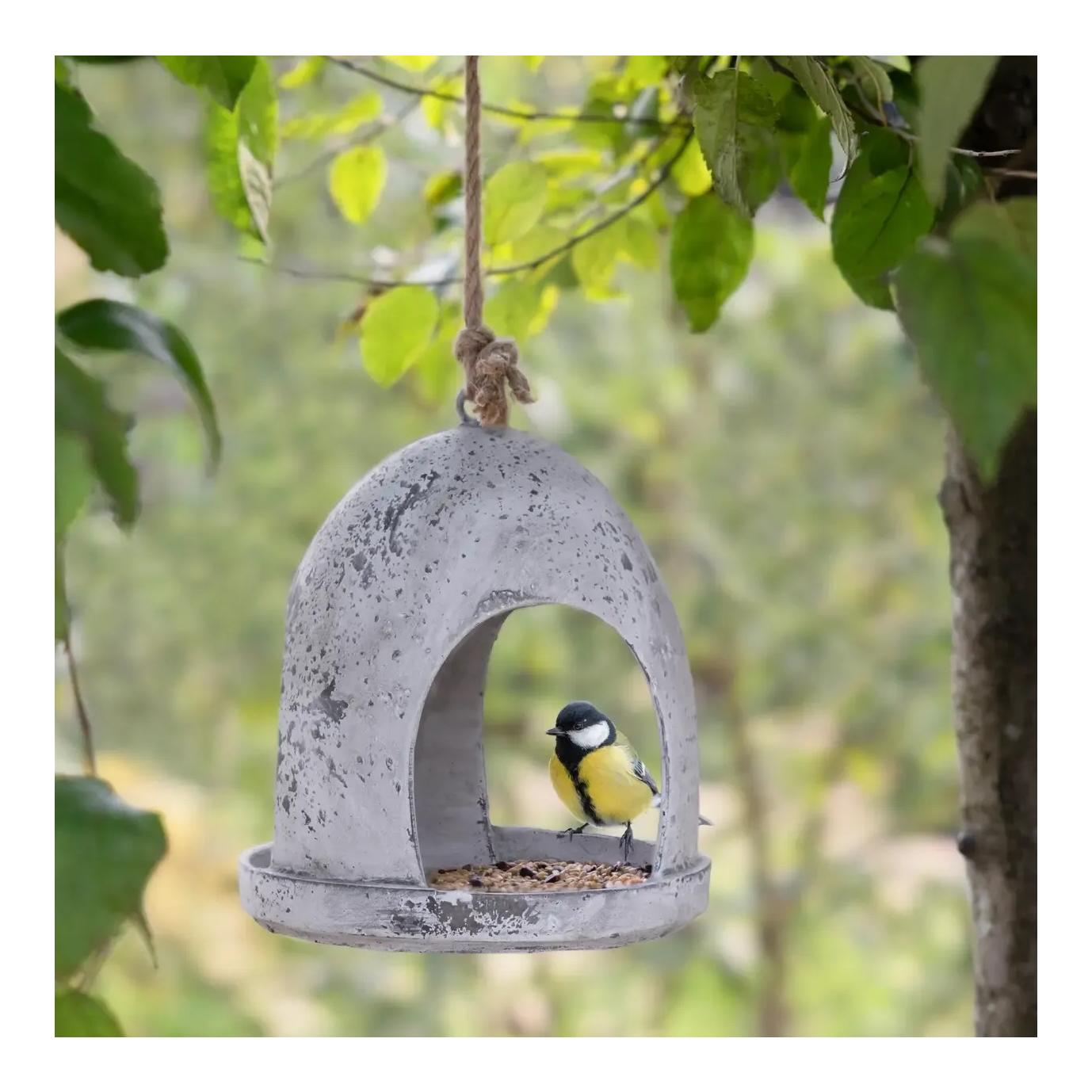 Aged Resin Futterhaus rund