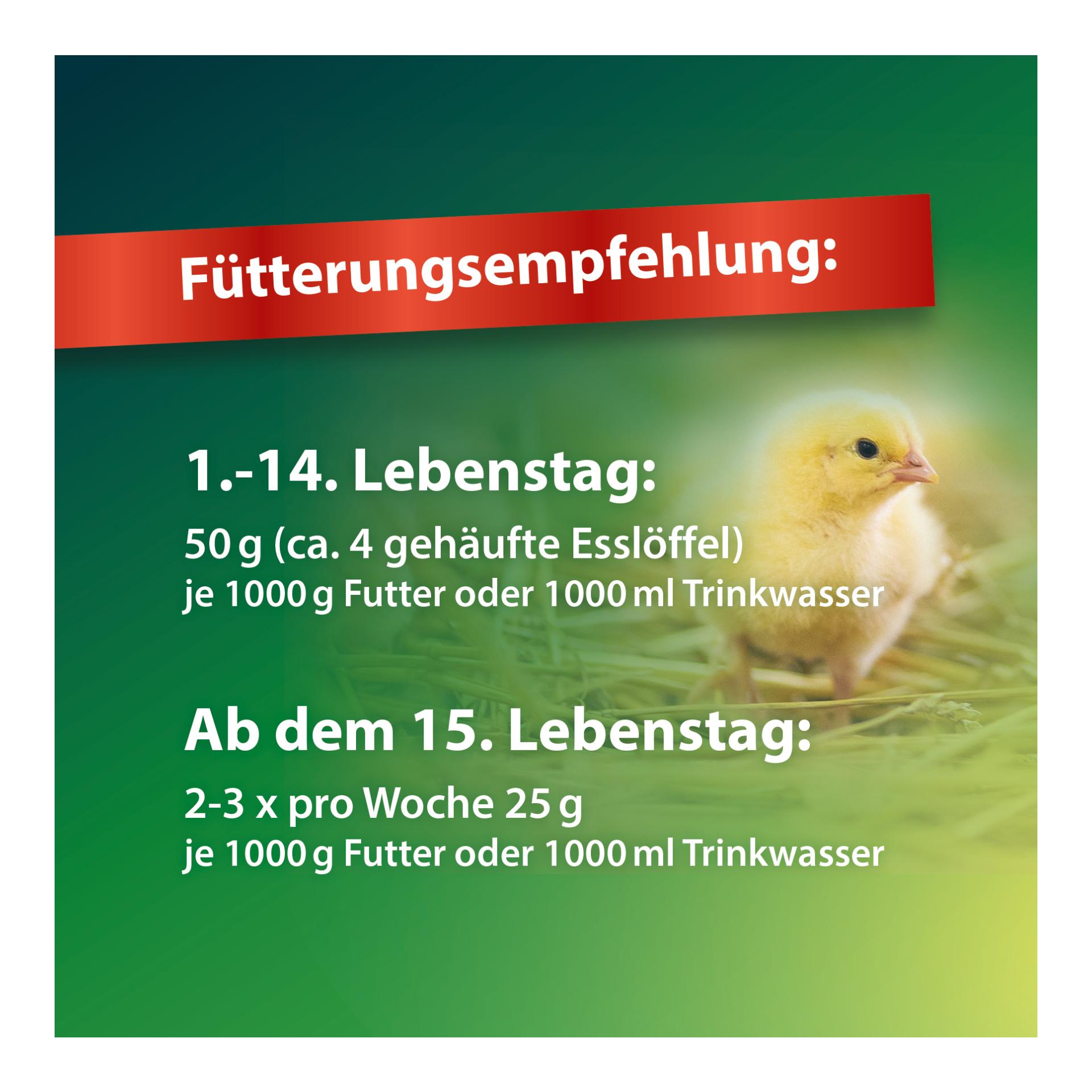 Kükenglück 2.0 - Ergänzungsfuttermittel für Küken