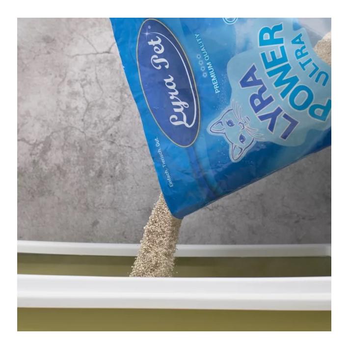 Lyra Power ULTRA excellente litière pour chats 30 litres