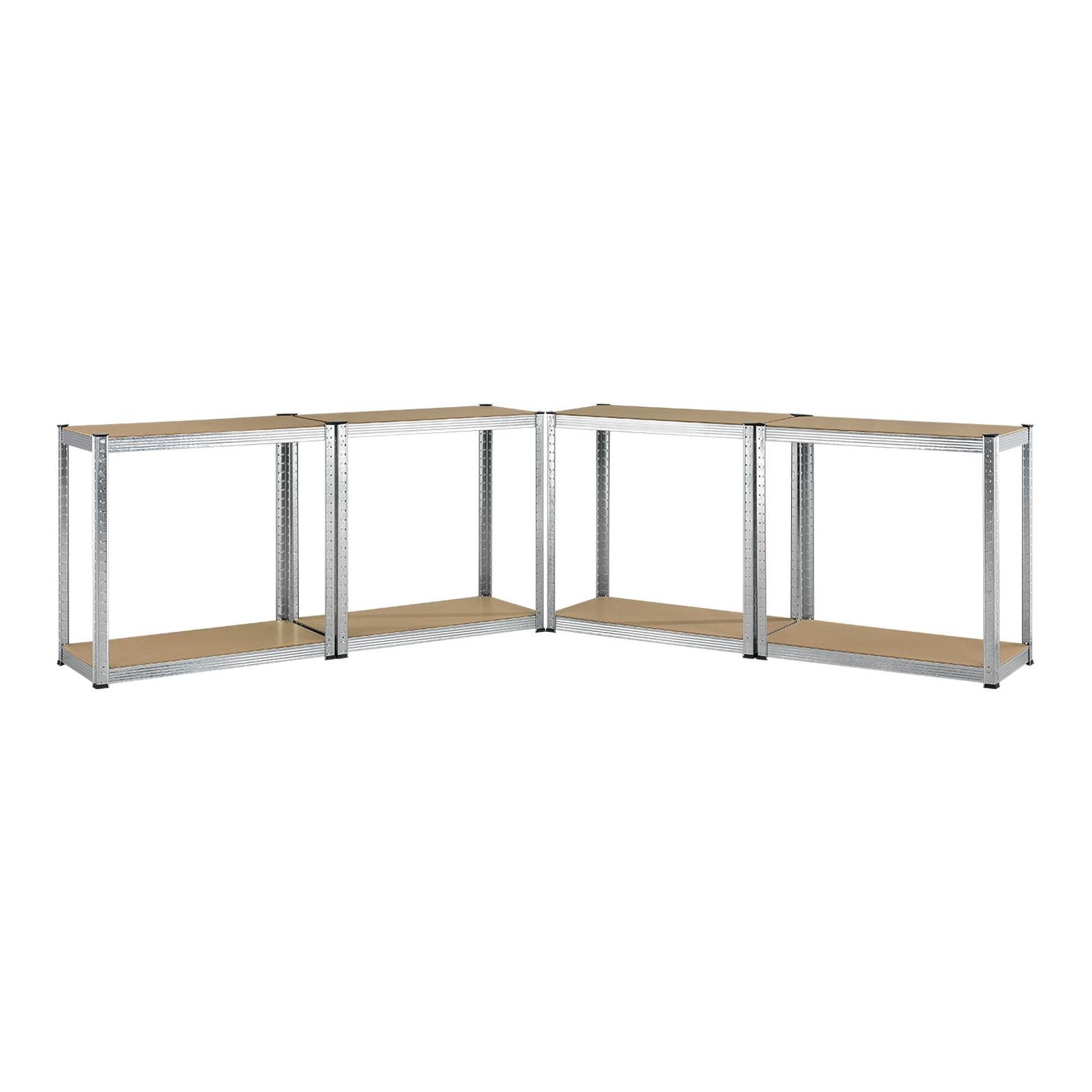 2er Set Lagerregal 160 x 80 x 40 cm 