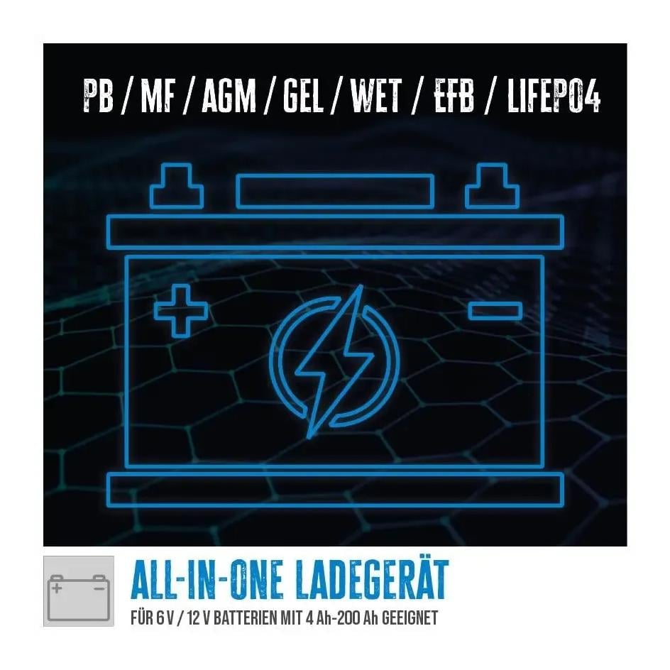 Automatik Batterieladegerät GAB 12V/6V-10A