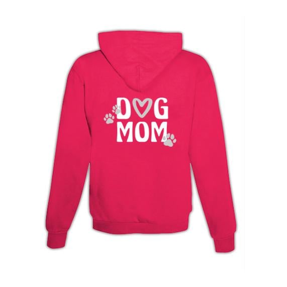 Image of Schwesternuhr Hoodie Dog Mom Unisex - Pink - bei Hauptner.ch