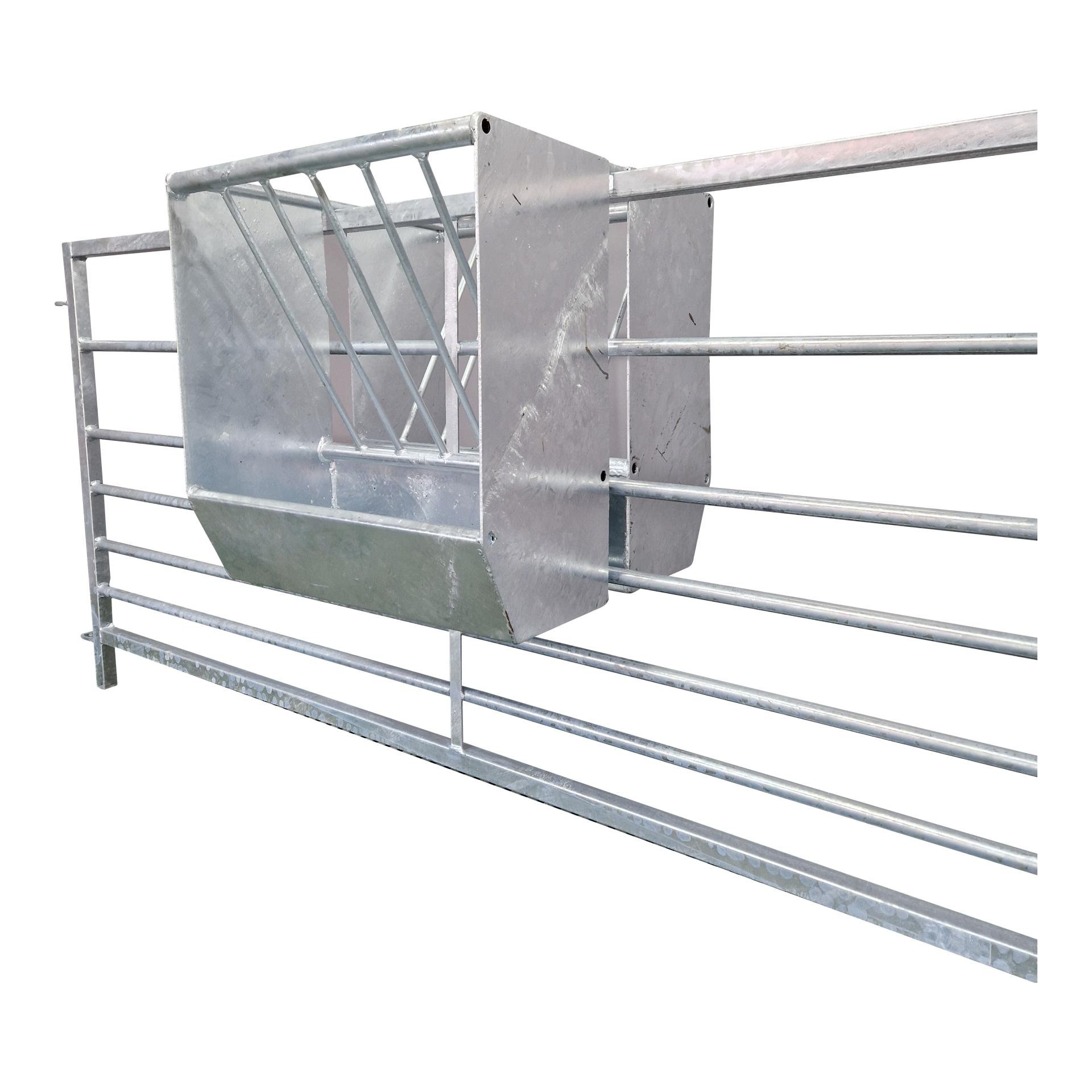 Futterkorb mit Doppeltrog 