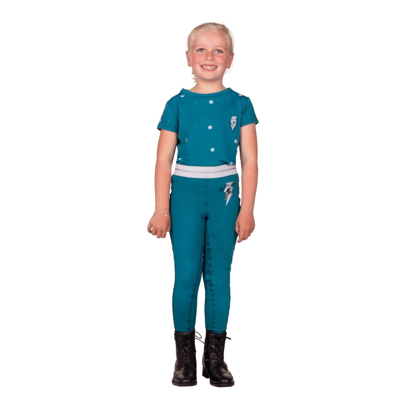 Reitleggings Thunderbolt Junior Vollbesatz