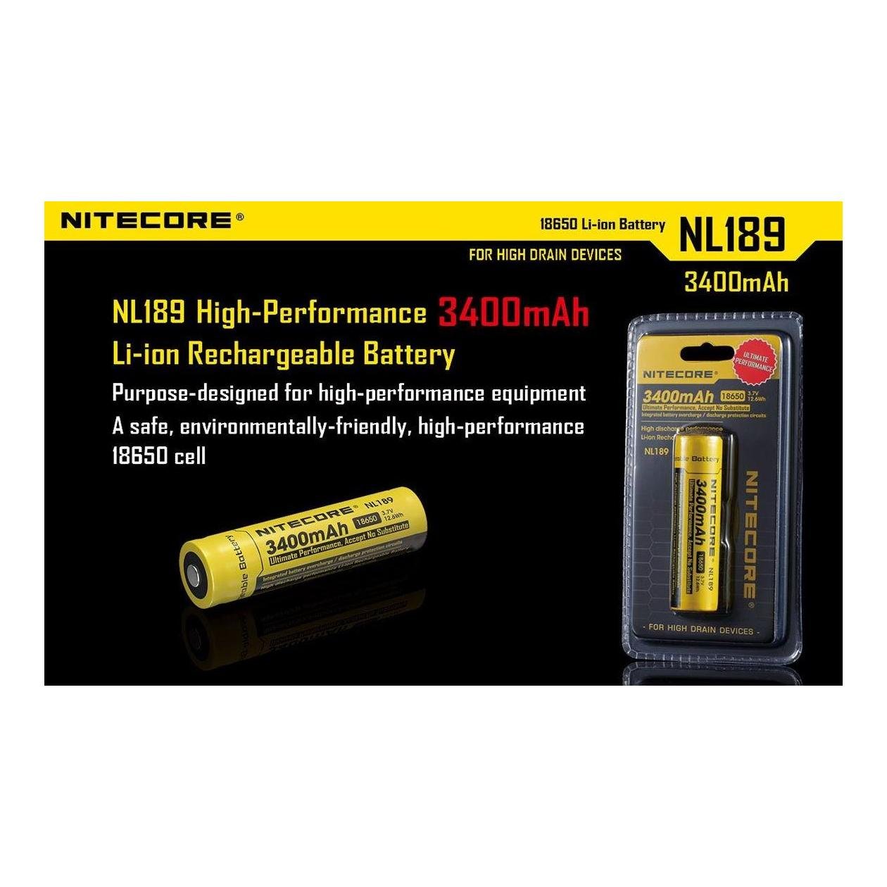 18650 Akku 3400mAh NL189