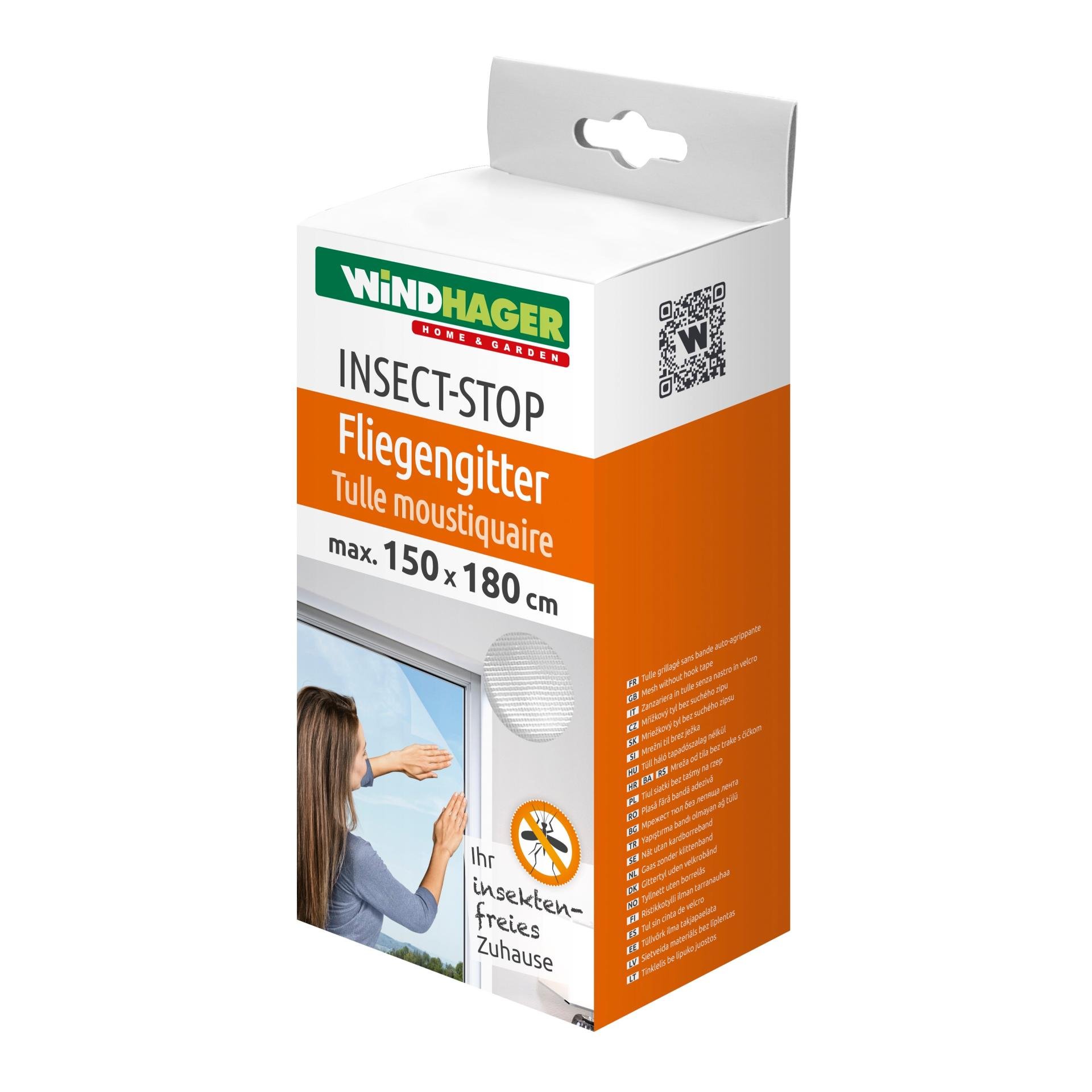 Fliegengitter Standard für Fenster - weiss