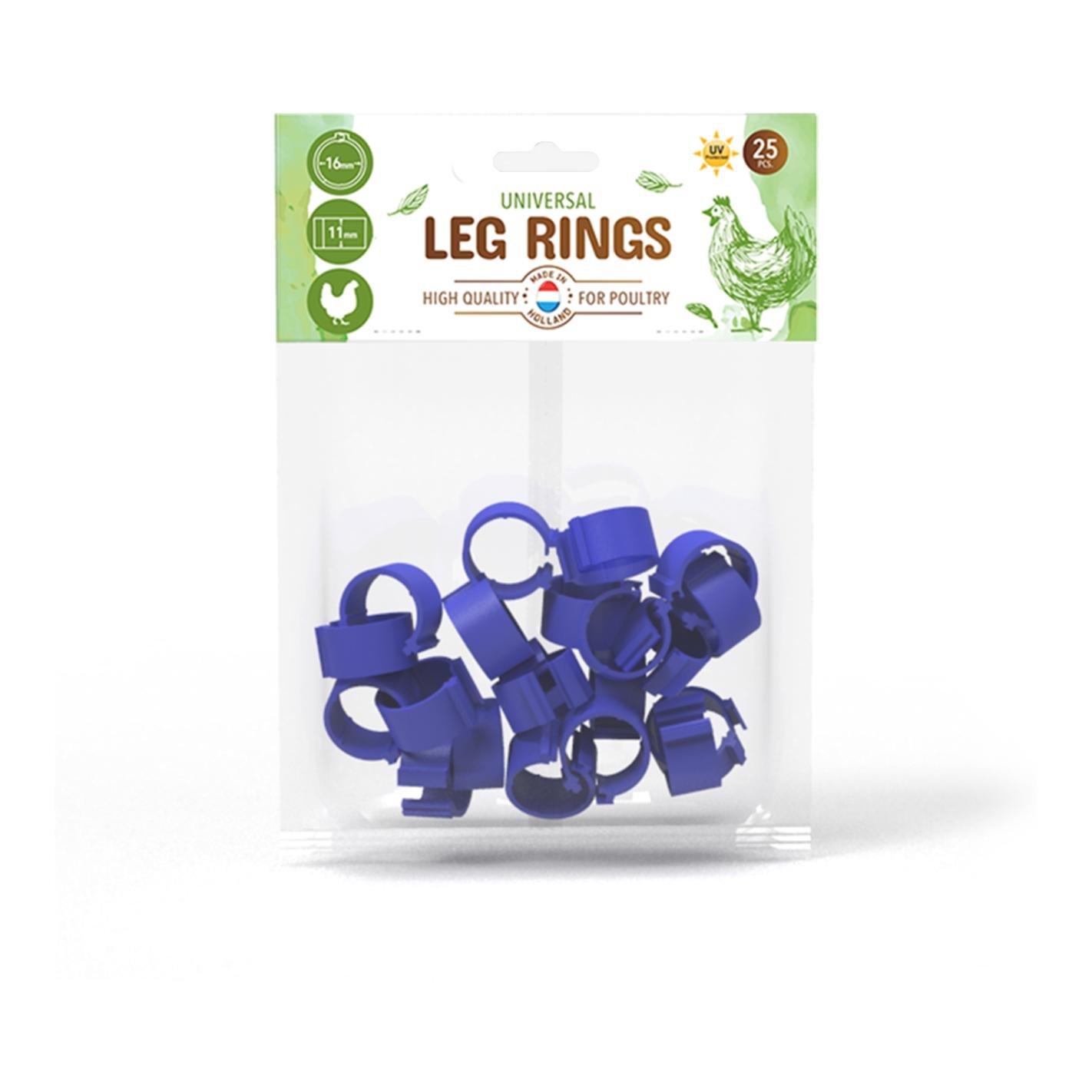 Hühnerfussringe 25 Stk.