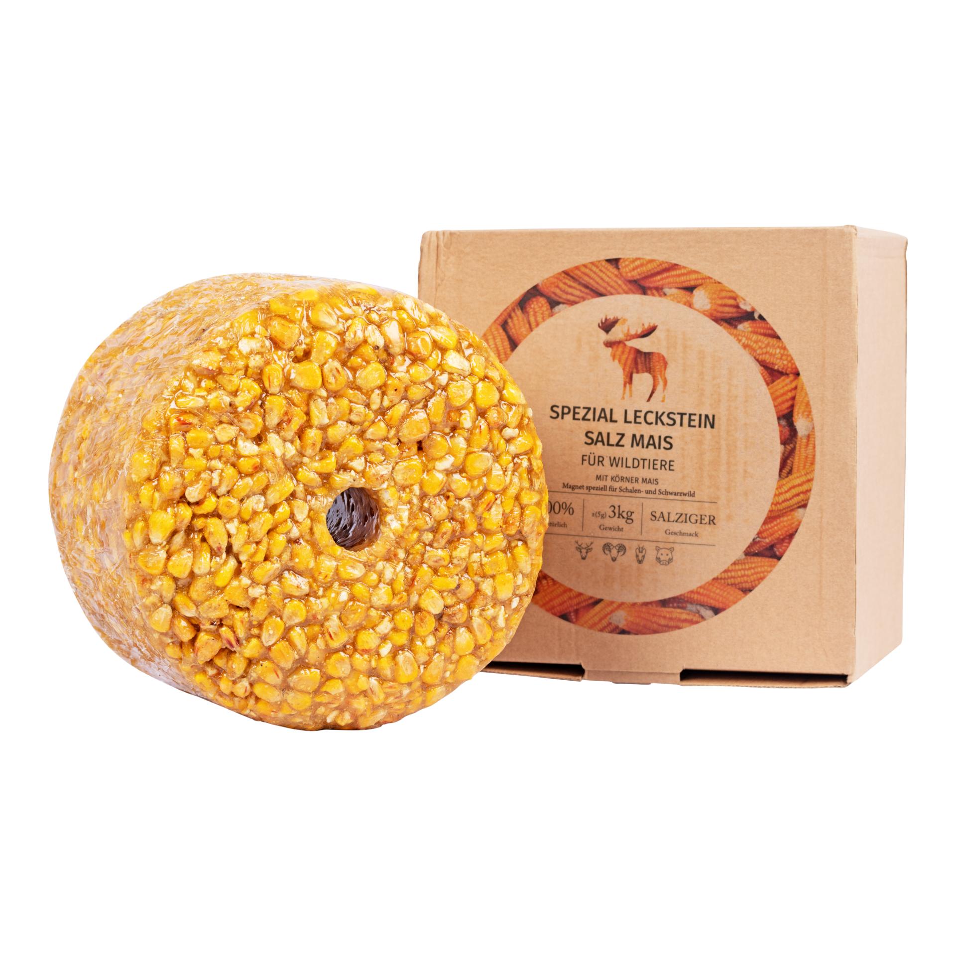 Spezial Leckstein Salz Mais