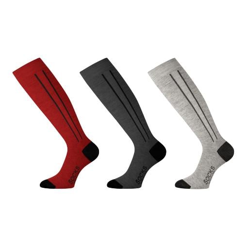 Chaussettes en laine mérinos FWC lot de 3