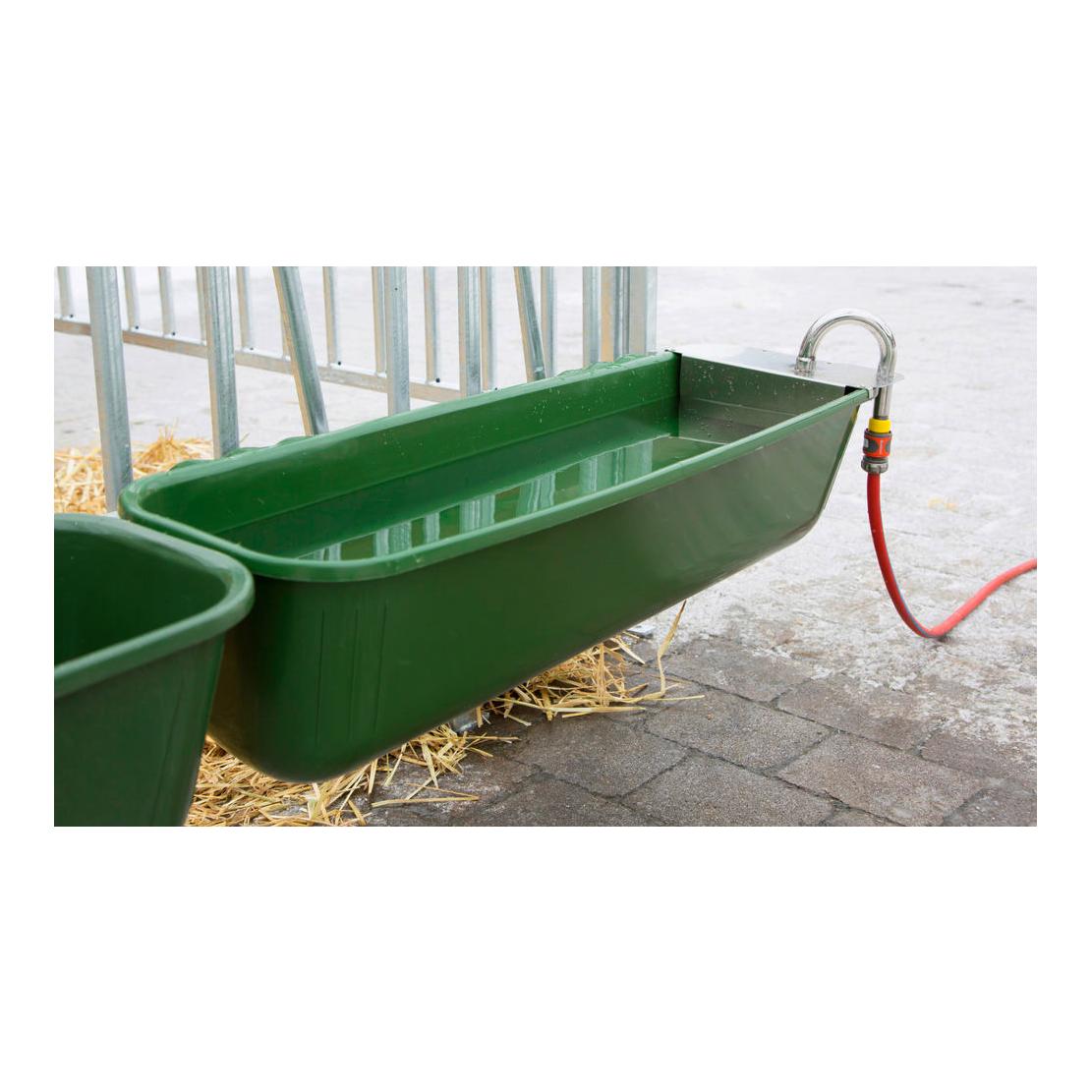 Langfuttertrog mit Schwimmer