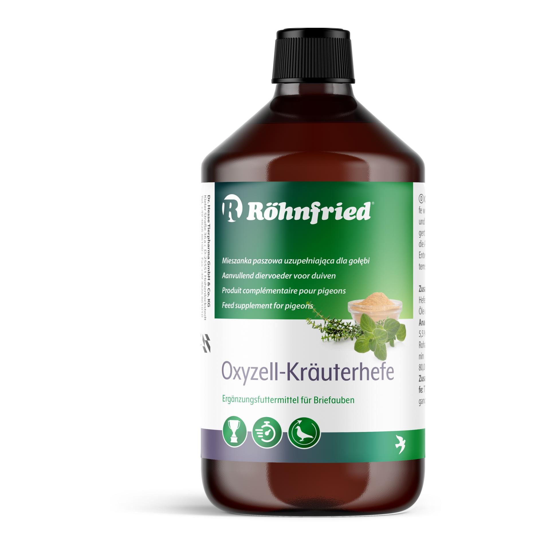 Image of Röhnfried Oxyzell-Kräuterhefe - flüssige Kräuterhefe mit Vitamine, Mineralstoffe und Spurenelemente - Grün - bei Hauptner.ch