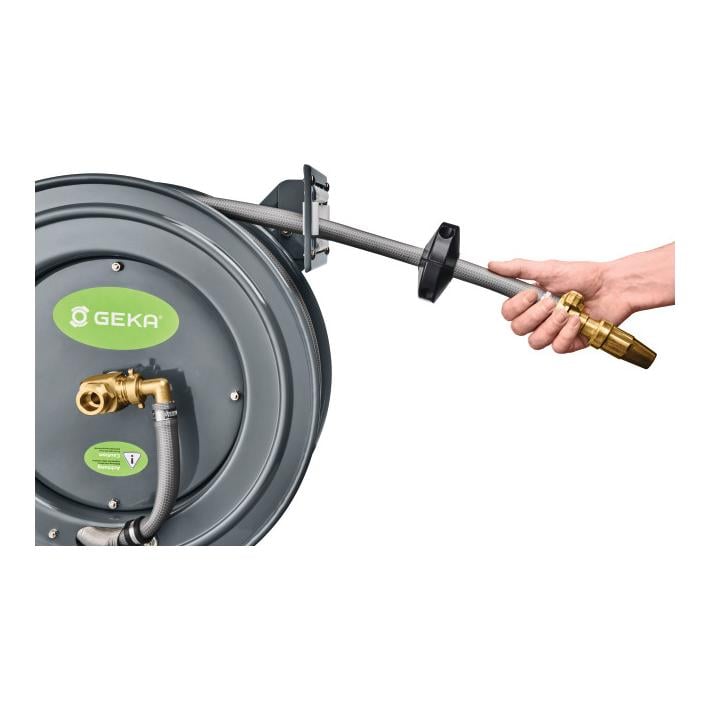 Geka Plus automatischer Schlauchaufroller PA20 / Stahl pulverbeschichtet 