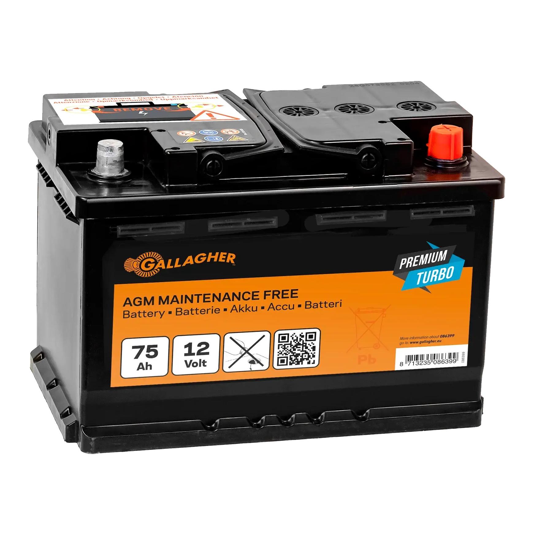 Weidezaunakku Premium Turbo AGM