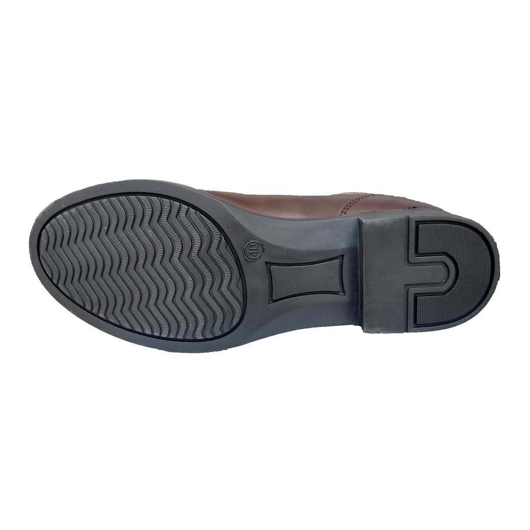 Reitstiefelette Frontzip Kunstleder