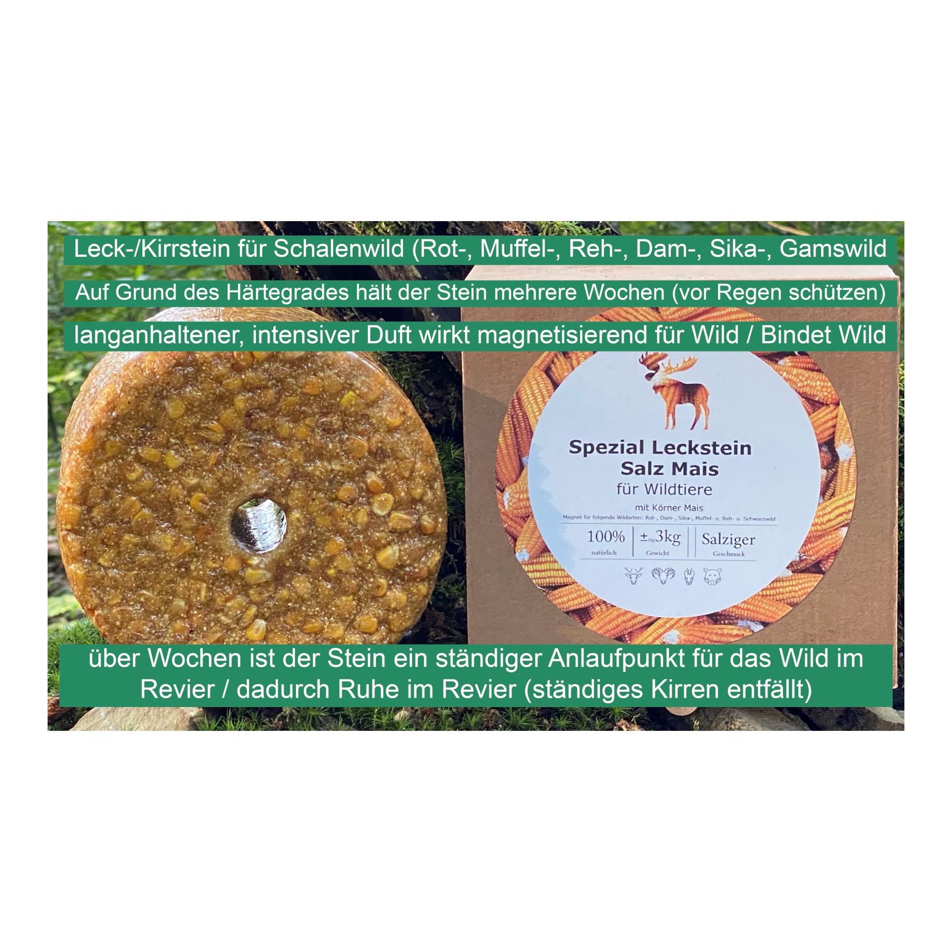 Spezial Leckstein Salz Mais