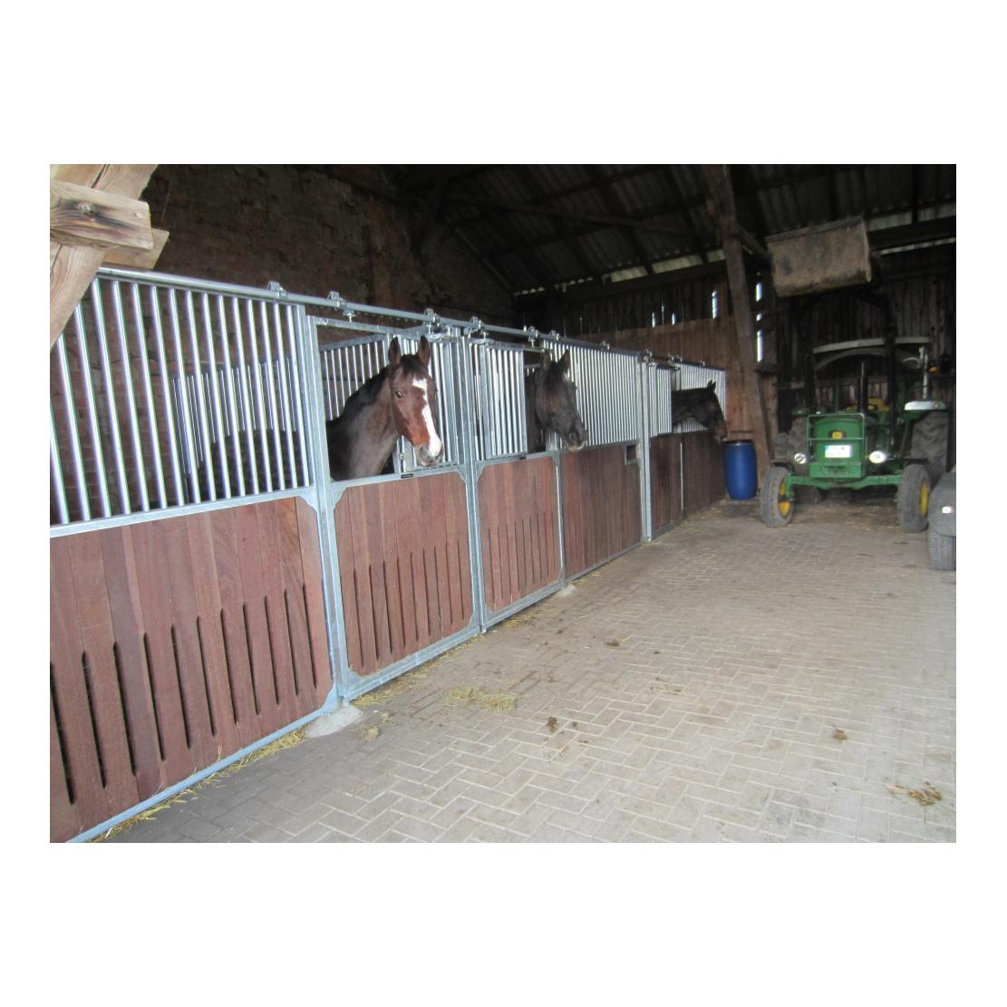 Zwischenpfosten/Zusatzpfosten mit Bodenplatte zum Aufdübeln