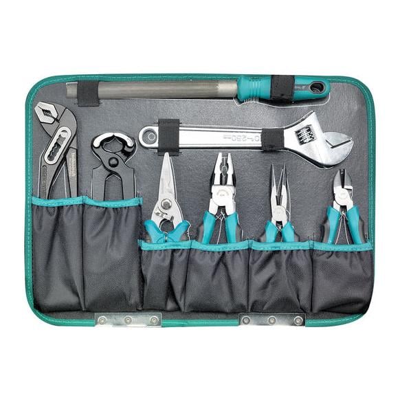 ABS-Werkzeug-Koffer "PRO CHROME 152" P