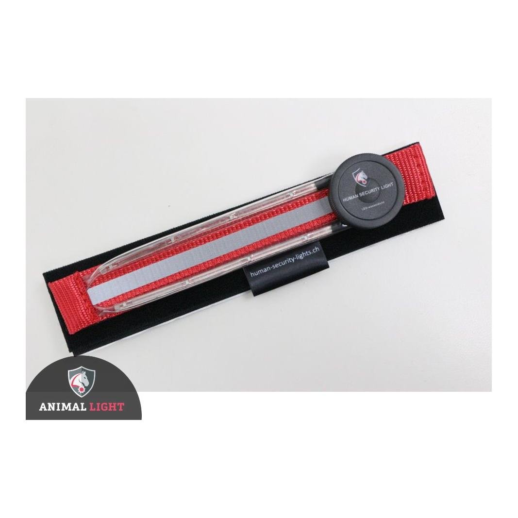 Harnais lumineux pour chien "Flex" - rouge